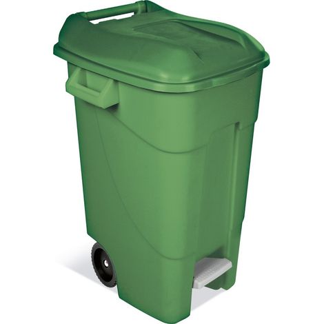 CONTENEDOR C/PEDAL 120 LTS. VERDE TAYG