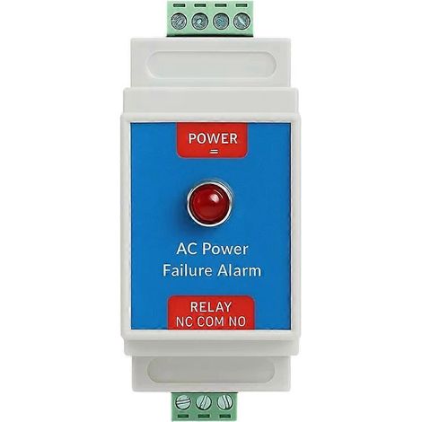 Alarme de coupure de courant alternatif 220 V/380 V, surveillance triphasée/monophasée, relais à montage sur rail DIN 35 mm, sortie à contacts secs (1/5)