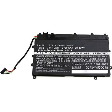 Batteria per laptop Dell CoreParts, modello mbxde-BA0106