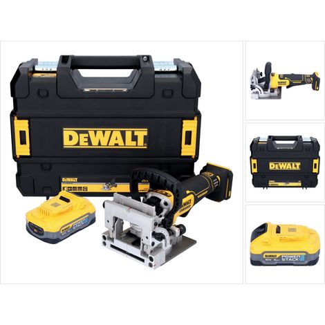 DeWalt DCW 682 NT fresa per tasselli piatti a batteria 18 V 102 x 20 mm brushless + 1x batteria Powerstack 5,0 Ah + TSTAK - senza caricabatterie (1/5)