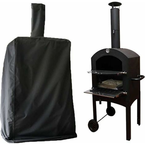 Housse de barbecue de jardin impermable et anti-poussire pour four pizza extrieur Label (1/5)