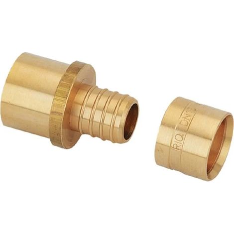 Raccord sanitario-distribution adapter à glissement soldable 10x12-14