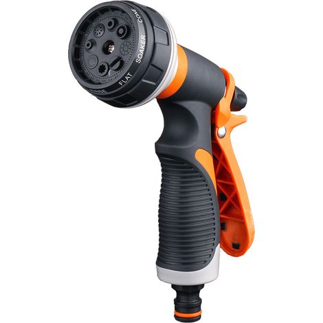 Irrigatore da giardino, pistola a spruzzo ad alta pressione, idropulitrice a 8 modalità (1/4)