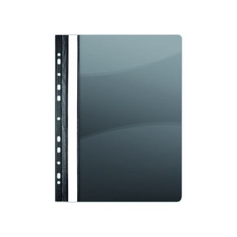 Cartella in PVC DONAU A4 - 10 pezzi, nera, rigida