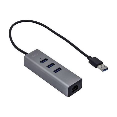 i-tec Metal U3METALG3HUB hub di interfaccia USB 3.2 Gen 1 (3.1 Gen 1) Type-A 5000 Mbit/s Grigio (1/5)