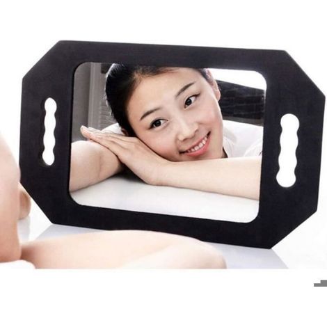 Miroir à main - Salon - Miroir de Coiffeur Manuel - Cadre en Mousse - Léger - Facile à Nettoyer (1/4)