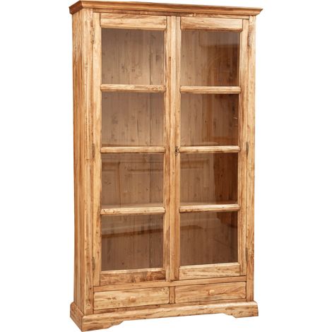 Scaffale libreria 180x109x36 cm Made in Italy Mobile credenza legno massello Credenza cucina alta Buffet mobile soggiorno (1/5)