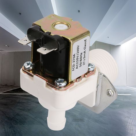 220 V Wechselstrom, normalerweise geschlossener (N/C) Kontakt, elektrisches Kunststoff-Magnetventil für Eismaschinen (1/5)