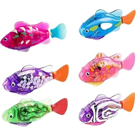 Poisson électrique de simulation avec lumière, chat à induction mignon, jouet interactif neuf (1/5)