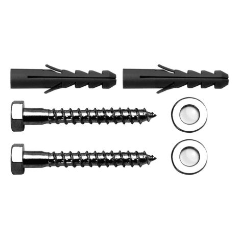 Laschenbefestigung WL 10x70 mm Typ 802 mit Unterlegscheiben und Dübel