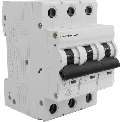 Interruttore Doktorvolt dv-3912 32A 10kA 3 poli (1/3)