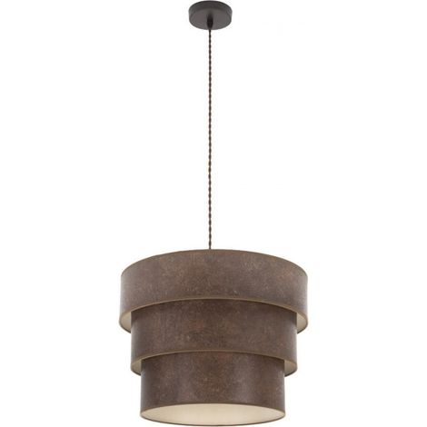 Ciondolo Triplo Sorriso 1xe27 Marrone/ossido Regx40x40 Cm (1/4)