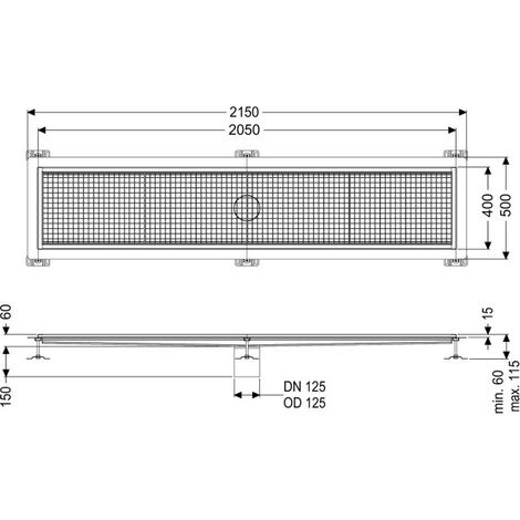 KESSEL 6040200 Gouttière boîte Ferrofix