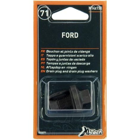 XLTECH 1 bouchon de vidange + 2 joints compatible avec Ford M14