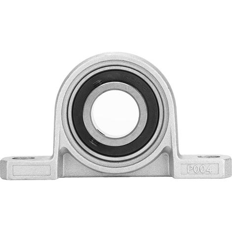 KP004 Stehlager mit 20-mm-Bohrung, Flanschbohrung, selbstjustierend, mittig montiert (1/5)
