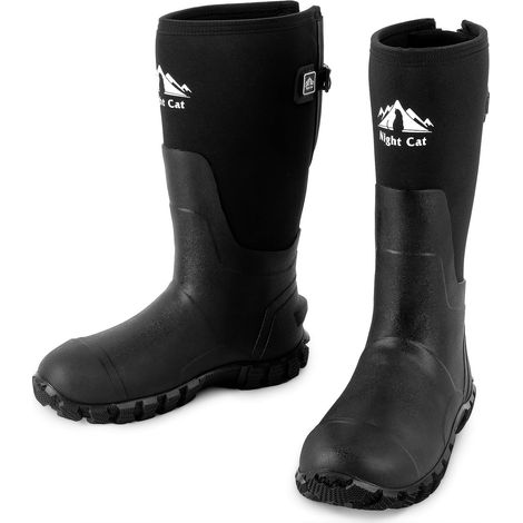 Bottes Caoutchouc Homme: Botte Néoprène Femme Large Haute Imperméable pour Jardinage Chasse Et Travail (1/5)