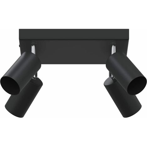 Spot de plafond Noir 26 x 26 x 16.5 cm Acier CFW123778 (1/5)