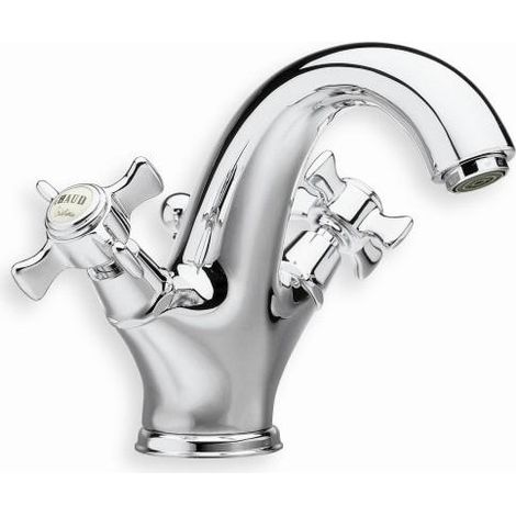 Cristina Ondyna – Robinet mélangeur lavabo chromé – Finition métal – Aérateur anticalcaire – Économie d'eau intégrée – CH21251 (1/5)