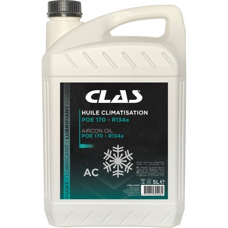 Huile climatisation poe 170 5l - r134a - CO 6161 - CLAS Equipements (1/2)