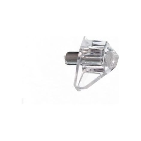 One Stop DIY Lot de 40 supports en plastique transparent pour bibliothèque