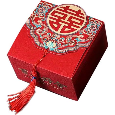 Bonboniere im chinesischen Stil, geräumig, handlich, robust und vielseitig, Typ 2, klein [6,5 x 6,5 x 4,5 cm / 2,6 x 2,6 x 1,8 Zoll] (1/5)