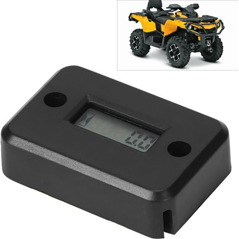 Wasserdichter Drehzahlmesser, Vibrations- und Betriebsstundenzähler für Motorräder, geeignet für ATV-Benzinmotoren (1/5)