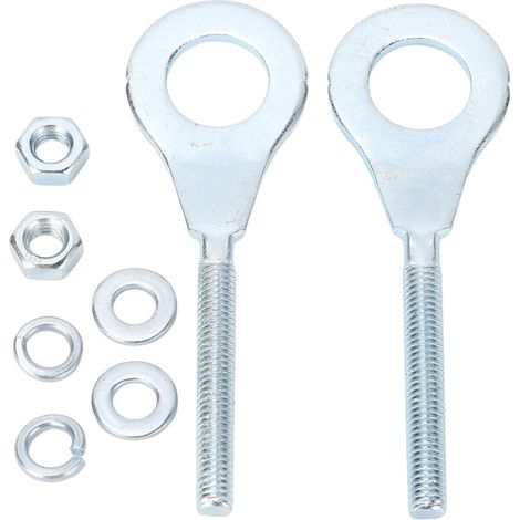 Chain tensioner adjustment axle, 2 pieces, 15mm, for Mini bike 50cc to 125cc CRF50 ATV Pit Dirt. (1/5)