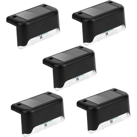 5pièces Lumières Solaire Étanches Pour Jardin Lampes De Terrasse Led (1/5)