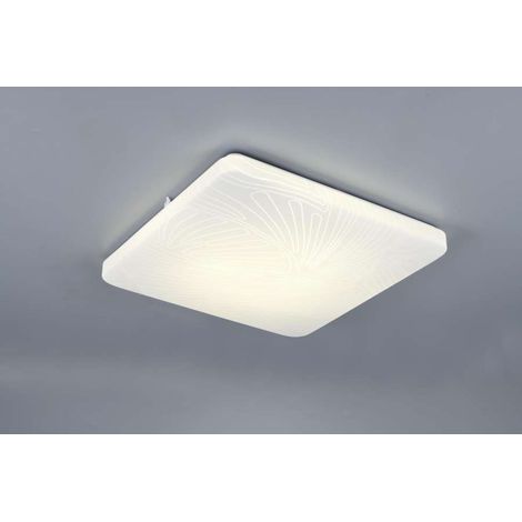 Reality Plafoniera Led Quadrata Mandria - Foglia - 24W 2500lm L.41cm