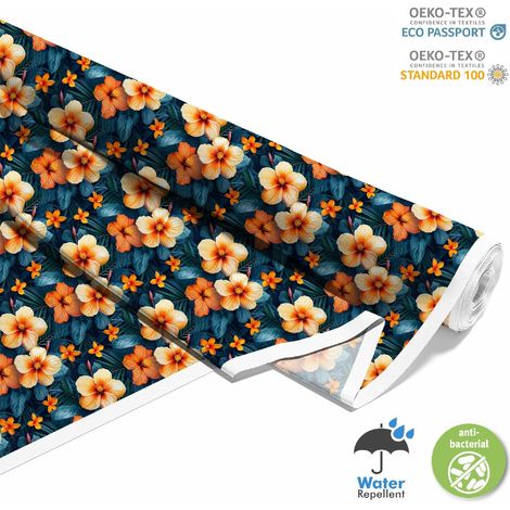 TESSUTI DECORATIVI PER ESTERNI OXFORD - Motivo Fiori I DX5554 (1/5)