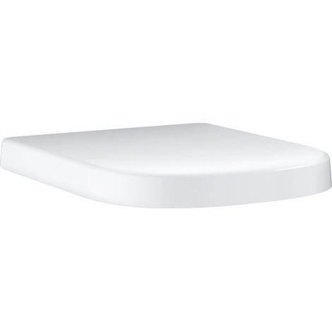 Grohe – Siège abattant WC Euro Ceramic – Duroplast blanc alpin – Fermeture frein de chute – Fixation rapide – Compatible cuvettes Euro Ceramic