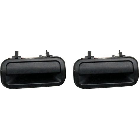 2 manijas exteriores negras para puerta trasera derecha, repuesto para Isuzu Rodeo Pickup 1998 1999 2000 2001 2002 2003 (2 unidades, IZ1521106). (1/3)