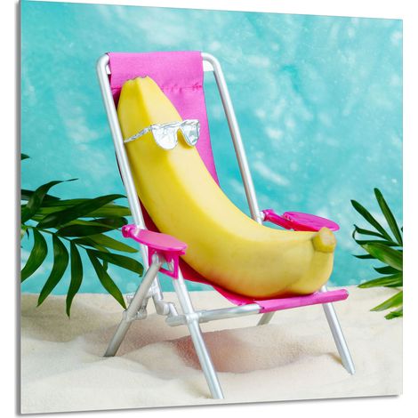 GLASPLATTE FÜR KÜCHE 60x65 Banane (1/5)