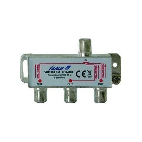 Répartiteur - CAHORS - VRE 300 ECO - 3 directions - 5-2400 MHz - Usage intérieur