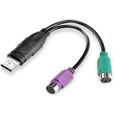Adaptateur PS/2 vers USB pour clavier et souris PS2 (2025) (1/4)