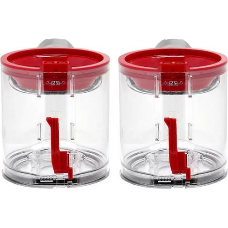 Accessoires pour aspirateurs à bac à poussière améliorés V7 / V8 / SV10 / SV11 : grand bac à poussière (2 pièces) (1/5)