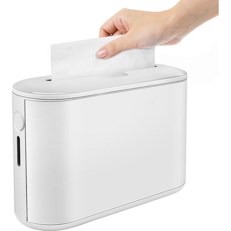 Dispensador de toallas de papel de sobremesa, dispensador grande antideslizante, soporte comercial multicapa para rollos de toallas de papel con ventana de visualización, adecuado para cocina, baño, a