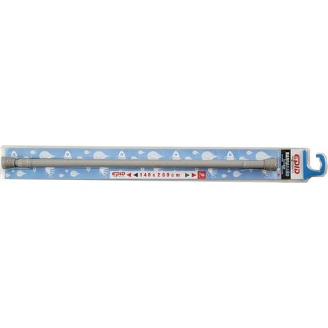 Barra cort baño 140x260cm recta epid pl/mt 55221010260