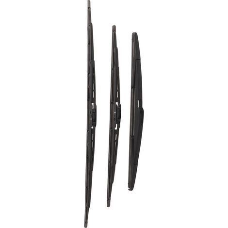 Balais d'essuie-glace avant et arrière 3 pièces – Pour Citroën C3 Mk1 2002-2008 – Lames pneumatiques pour performance par tous les temps - YCTZE4ZVUTMA5RD