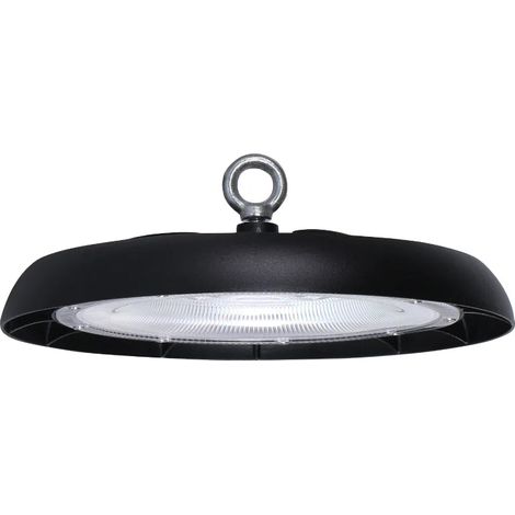 Campana LED Industriale High Bay UFO 100W IP65 11000 Lumen 6500K 90° CRI80 – Proiettore LED per Capannoni e Magazzini (1/5)