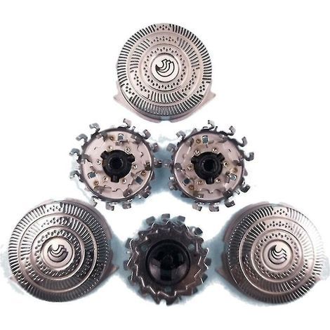 Compatible Philips HQ9 AT751 AT8240 AT8250 AT9070 Trimmer Heads – Metal and Plastic – Precise and Comfortable Cutting – 3-Piece Set (1/5)