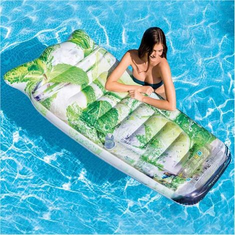 Matelas Gonflable île Avec Impression Pvc étincelante Piscine 179 X 91 Cm (1/4)