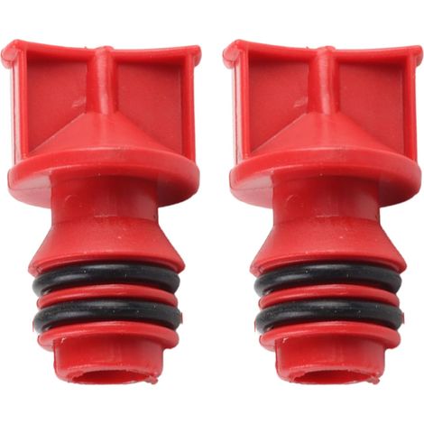 Bouchon d'huile pour compresseur d'air 2 pièces filetage de 17 mm – Bouchon de remplissage d'huile de reniflard de compresseur, pour entretien d'équipement de machine, réparation, entretien, atelier (1/5)