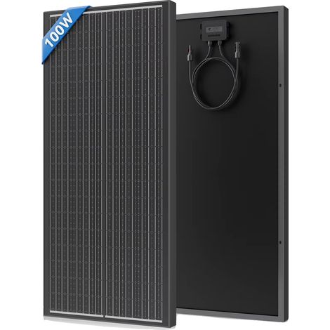 Solarpanel, hohe Effizienz, langlebiges Design, 100W (1/2)