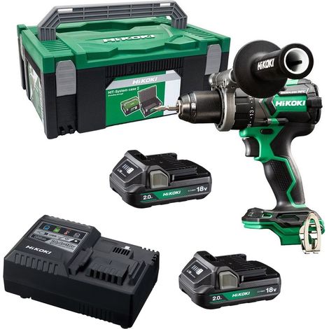HiKOKI Brushless Combi Drill 18V 36V Cordless Multi Volt RFC 140Nm X2 2ah + Case (1/5)