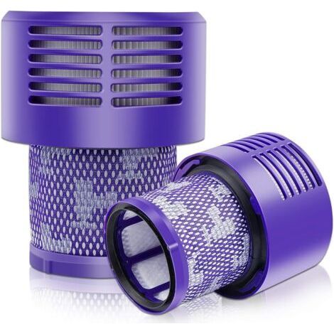 Lot de 2 filtres arrière V10 de rechange pour aspirateur Dyson V10, V10 Absolute, V10 Animal, V10 Motorhead, V10 Total Clean, SV12 (1/5)