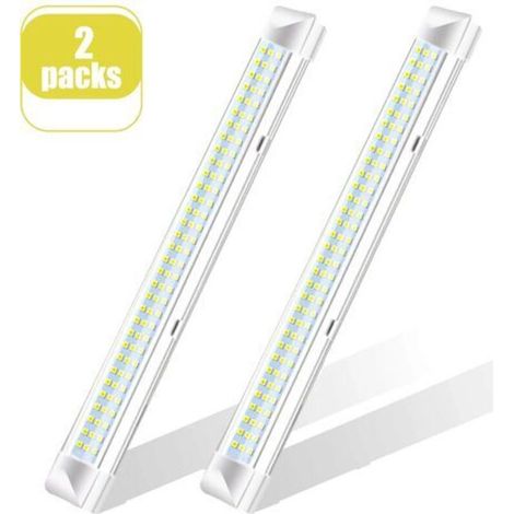 Réglette LED 108 ampoules 12V DC –Flux lumineux 900 lm –Dimensions 34.5 x 3 x 3.5 cm –Éclairage intérieur pour camping-car, voiture, cuisine - 700LM