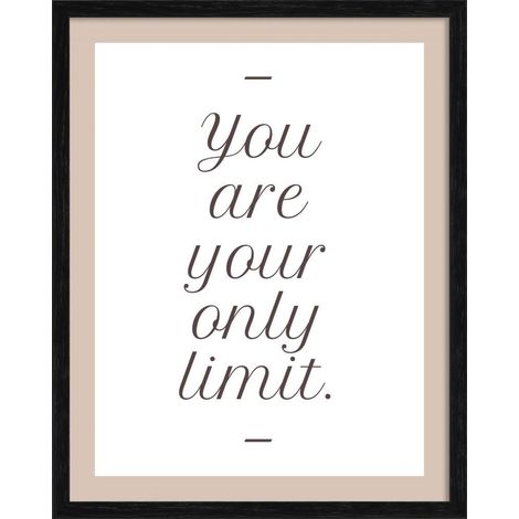 Decoposter Quotes con cornice 40x50