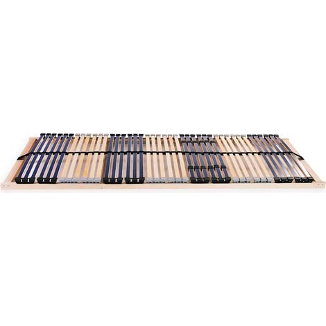 Maison Exclusive - Lattenrost mit 42 Latten 7 Zonen 80x200 cm (1/5)
