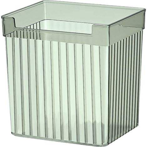 Organisateur de réfrigérateur grande capacité translucide multifonction pour conserver la fraîcheur du réfrigérateur bac de rangement pour fruits et légumes vert foncé (1/5)